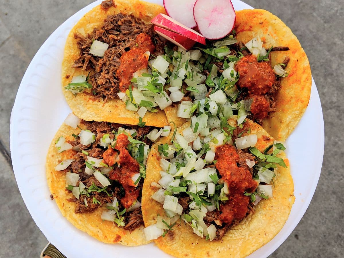 Authentic Mexican tacos